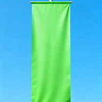 Bannière extérieure portable haut de gamme, impression par transfert thermique personnalisée, 100% polyester, durable, résistante aux intempéries, écologique, ignifuge