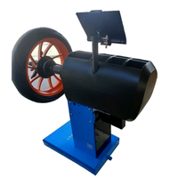 Machine d'équilibrage automatique de roues de moto de haute précision avec alimentation 110V/220V, fabriquée en Chine