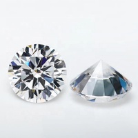 Usine de Wuzhou fournit directement des diamants synthétiques de 1 carat, taille ronde brillante, moissanite, à prix de gros