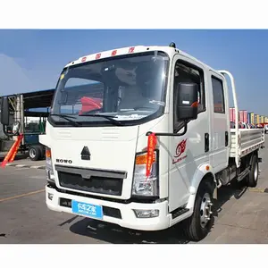 Howo Xe Tải Nhẹ 4X2 Đôi Cab Mini Cargo Xe Tải Để Bán Trung Quốc Diesel YN33 110PS 150 - 250hp 8.25R16LT Euro 2,EURII 4995