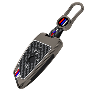 Custodia per chiave a distanza per auto in lega di zinco + silicone Shell Fob per <span class=keywords><strong>BMW</strong></span> G20 G30 G11 X1 <span class=keywords><strong>X3</strong></span> G01 <span class=keywords><strong>F25</strong></span> X5 F15 X6 F16 - Product Image 1