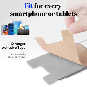 Portefeuille de téléphone en silicone double couche adhésif personnalisé unisexe tendance - Product Image 2