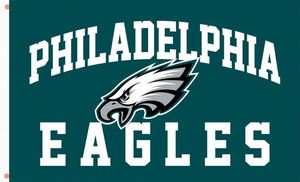 Entrega rápida de alta calidad personalizada 100% poliéster para City Chiefs Philadelphia Eagles Flags 3X5FT 150X90cm automotriz - Product Image 5