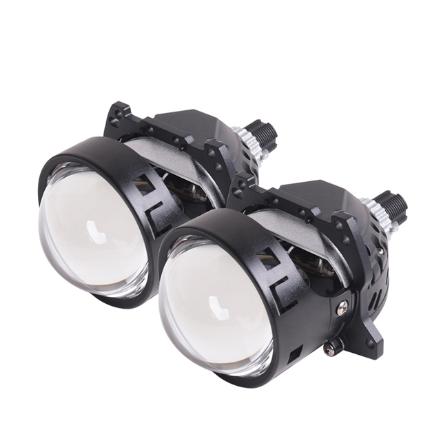 S18 Hot Selling 3.0 Inch Bi Led Projector Lens Dual Reflector High Low Beam Projector FOR H4 H7 9005 9006 HEAD LIGHT