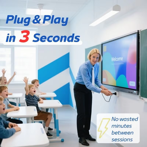 Máquina de enseñanza Pizarra blanca inteligente Pizarra electrónica Pizarra para niños Pizarra blanca inteligente giratoria Pizarra blanca inteligente - Product Image 2