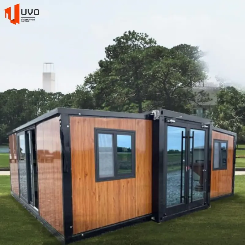 Großhandel China mobiles tragbares Containerhaus modulares erweitertes faltbares Containerhaus luxuriöses vorgefertigtes Kapselhaus