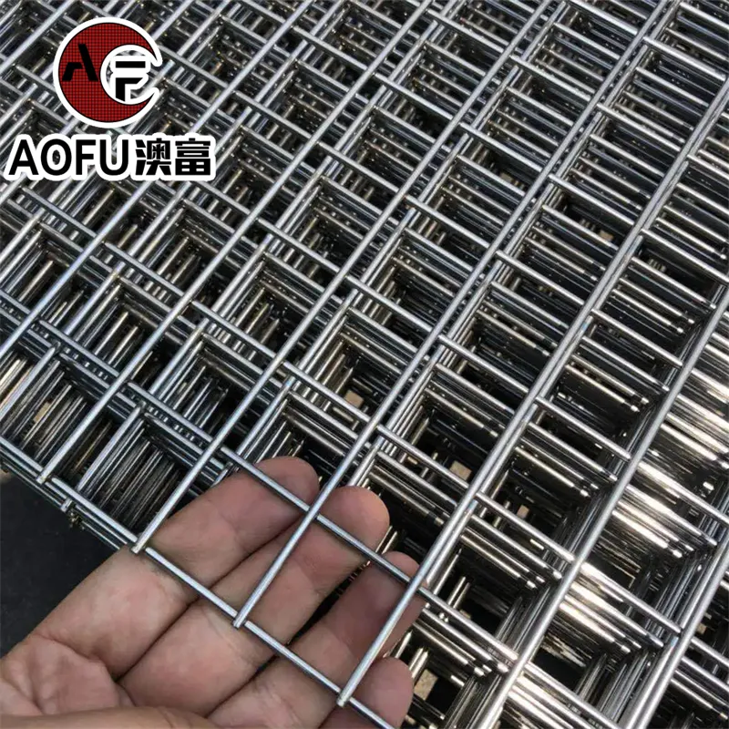 Welded Rebar Net Iron Builders Netting Heavy Gauge Galvanized Panels Stainless Steel Fence Wire Mesh