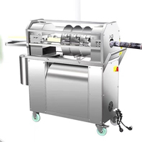 Industriële suikerriet schilmachine van roestvrij staal, automatische suikerriet snij- en schilmachine