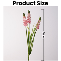 Bunga Hyacinth Buatan yang Sangat Direkomendasikan, 30cm, Plastik, Warna Pink, untuk Dekorasi Rumah, Pesta, dan Pernikahan