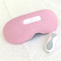 Masque oculaire chauffant électrique 3D pour le sommeil avec musique Bluetooth, température réglable, en tissu tricoté super doux et nourrissant