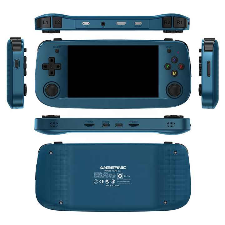 Portable Anbernic RG503 Handheld Game Player 4.95 Inch IPS Screen 