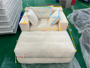 Ghế <span class=keywords><strong>sofa</strong></span> giường đơn, có thể tháo rời, giặt được, không cần lắp ráp, năm 2026, dùng cho phòng khách, phòng ngủ - Product Image 3