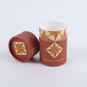Tùy Chỉnh In Ấn Nóng Bán Cấp Thực Phẩm Giấy Ống Bao Bì Cho Cà Phê Vani Đậu Khô Hoa Trà Lưu Trữ <span class=keywords><strong>Container</strong></span> - Product Image 3