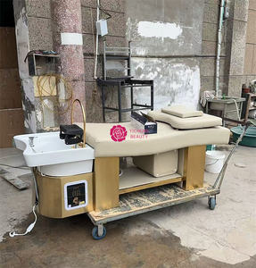 Yicheng Schönheit 2024 Fabrik Großhandel Shampoostuhl mit <span class=keywords><strong>Massage</strong></span> mit Wasserumlauf Haarshampoo Wasserumlauf FRP - Product Image 6