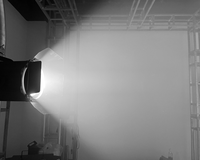 200W COB LED Par Light avec portes de grange DMX512 Strobe Warm & Cold White DJ Wash Beam Effect Stage Lighting
