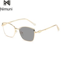 7147 Nouvelle Monture de Lunettes Anti-Lumière Bleue Oeil de Chat Simple et Tendance, Forme Diamant, Polyvalente, Style Urbain Européen et Américain