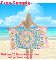 In-Stock Summer Microfiber Beach Towel Large Size Quick-Dry Bath Towel Custom Designed and Hot-Selling