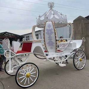 Blanc Électrique Cendrillon Calèche/Wagon De Cheval/Charrettes À Cheval avec une Belle Lumière - Product Image 2