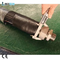 Tuyau chauffant électrique haute température haute pression 50 mm DN50 (intérieur PTFE) Tuyau adhésif thermofusible 240W/m 60-260°C 40MPa