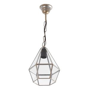 Lampe suspendue dorée, 1xe27, dimensions 20x20 cm, idéale pour décorer et illuminer les espaces intérieurs. - Product Image 1