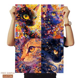 थोक कस्टम पोस्टर ए 0 1 ए 2 ए 3 ए 4 पेपर मुद्रित आरजीबी रंगीन फिल्म संगीत व्यवसाय फिल्म उत्पाद प्रचार पोस्टर प्रिंटिंग - Product Image 2