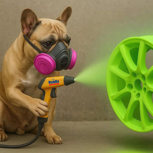 ภาพลวงตาสีเขียวแอปเปิ้ลเมทัลลิคโครเมี่ยมผงเคลือบสีเขียวมะนาว - Product Image 4