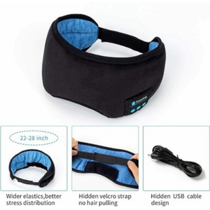 Producto Popular en AliExpress, Audífonos Inalámbricos Cómodos para Dormir con <span class=keywords><strong>Música</strong></span>, Ideales para Viajar, con Antifaz - Product Image 3