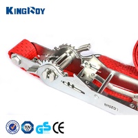 KingRoy-Correa de trinquete para amarre de carga, 50mm, 5ton, hebilla larga STF, popular en Europa