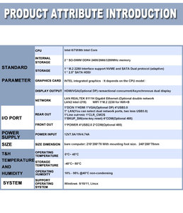 Mini PC Stock X86 HY1001 2026, Compatible con Tiger Lake 11.ª Gen. Core <span class=keywords><strong>I5</strong></span> <span class=keywords><strong>11260H</strong></span>, Memoria Dual DDR4, Máx. 64G, Entrega Rápida - Product Image 5