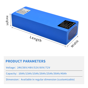 แบตเตอรี่สกู๊ตเตอร์แบบปรับแต่งได้ 24v 36v 48v 52v 60v 72v 15Ah 20Ah 30Ah 40Ah ชุดแบตเตอรี่ลิเธียม - Product Image 3