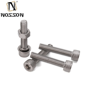 Acero inoxidable A2 A4 304 316 Din 912 Allen Bolt M2 M2.5 M3 M4 M5 M6 <span class=keywords><strong>M7</strong></span> M8 M10 Tornillo de cabeza hueca hexagonal Tornillos hexagonales internos - Product Image 6