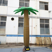 Danseur gonflable personnalisé en forme de palmier 8-10 pieds en tissu Oxford/PVC pour usage intérieur/extérieur estival