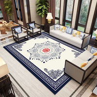 Tapis de salon en velours cristal en peluche, nouveau Design moderne personnalisé, chinois antidérapant, impression numérique