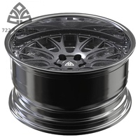 Jantes en alliage de carbone forgé personnalisées 722auto, 16-22 pouces, chrome, à profil profond, 2 pièces, pour M3/M4 Audi R8/S8