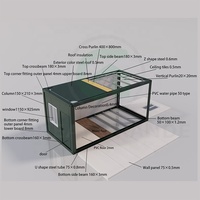 Abordable Flat Pack Container House Modulaire Préfabriqué Living Unit Installation rapide Portable Home 40HQ 10 Sets Durable Design