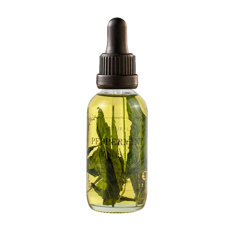 Mint massage oil