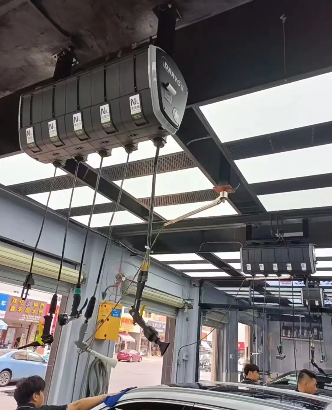 Yüksek hafiflik Pro Led garaj lambası muayene altıgen paneli altıgen Led tavan duvar detaylandırma stüdyo altıgen Led ışık