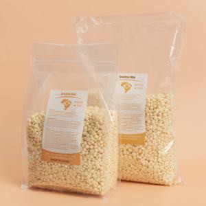 WaxNewK 1000g Etiqueta privada Película caliente <span class=keywords><strong>Crema</strong></span> de cera brasileña Frijoles de cera dura para depilación Ceja Cara Axilas - Product Image 3