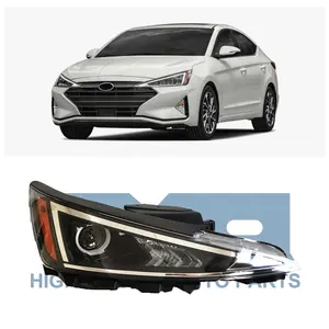 Nhà sản xuất chuyên nghiệp ban đầu HID Xenon USA loại RH Đèn pha đầu đèn cho Hyundai Elantra 2019