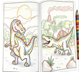Servicios de Impresión de Libros para Colorear de <span class=keywords><strong>Dinosaurios</strong></span> con Dibujos Personalizados para Niños, Libros de Pintura y Coloreo de <span class=keywords><strong>Dinosaurios</strong></span> para Niños - Product Image 3