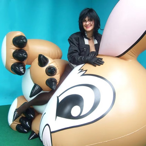 Impermeable Blow up Chipmunk juguetes dibujos animados Animal publicidad promoción al aire libre pantalla PVC inflable mascota muñeca para Decoración - Product Image 6