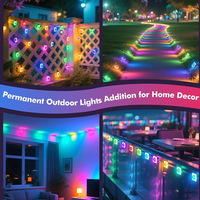 Lampes LED IP67 étanches en polycarbonate avec émission de couleur RVB pour la décoration de bâtiments