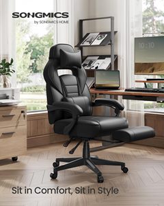 Ensemble complet de protection, housse antidérapante, tapis confortable, design ergonomique, chaise de jeu avec hauteur réglable, roulettes lisses - Product Image 4