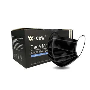 Yüksek kalite düşük fiyat fabrika nefes tek kullanımlık yüz maskesi 3ply kulak askısı maskeleri tıbbi koruyucu yüz maskesi