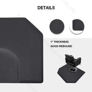 جلد الغنم مقاوم للماء مكافحة التعب مريحة الجمال الشعر الحلاق كرسي صالون PU الكلمة حصيرة ، صالون حلاق مكافحة التعب الكلمة حصيرة - Product Image 3