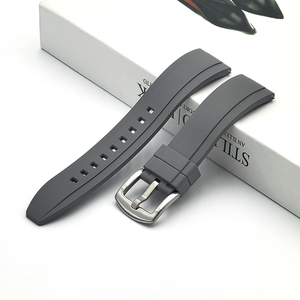 7サイズ ラバー交換用時計バンド FKM 18 19 20 21 22 23 24 mm スポーツスマートメンズ腕時計ベルト プレミアムピンバックル付き - Product Image 6