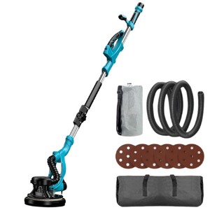 Lijadora Eléctrica <span class=keywords><strong>de</strong></span> Pared <span class=keywords><strong>de</strong></span> 220V con Mango Largo, Doble Luz LED y Sistema <span class=keywords><strong>de</strong></span> Recolección <span class=keywords><strong>de</strong></span> Polvo - Product Image 5