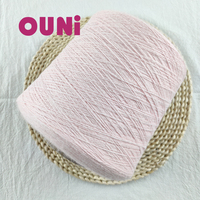 Fil chinois super moelleux 2/16 Nm, fabrication en usine, fil naturel en poils d'animaux, 80% angora, duvet de vison pour pulls
