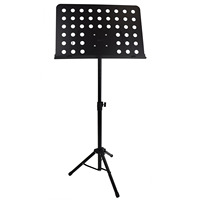 Pupitre de musique en métal noir durable bon marché d'usine pour accessoires d'instruments de musique de violon