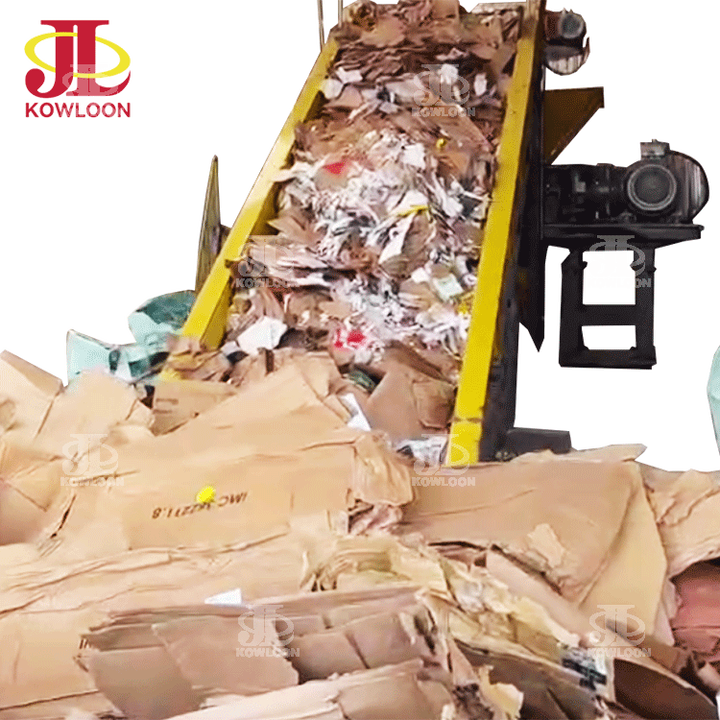 Eco-friendly Cardboard Shredder - Industrial Recycling Machine